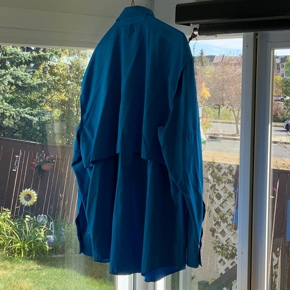 REEL LEGENDS BLUE FISHING SHIRT M - Picture 4 of 7